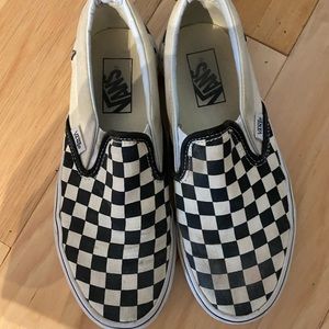 Checkered Vans!